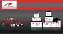 Desktop Screenshot of bateriasritar.com